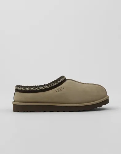 Beige UGG Tasman II tofflor i mocka