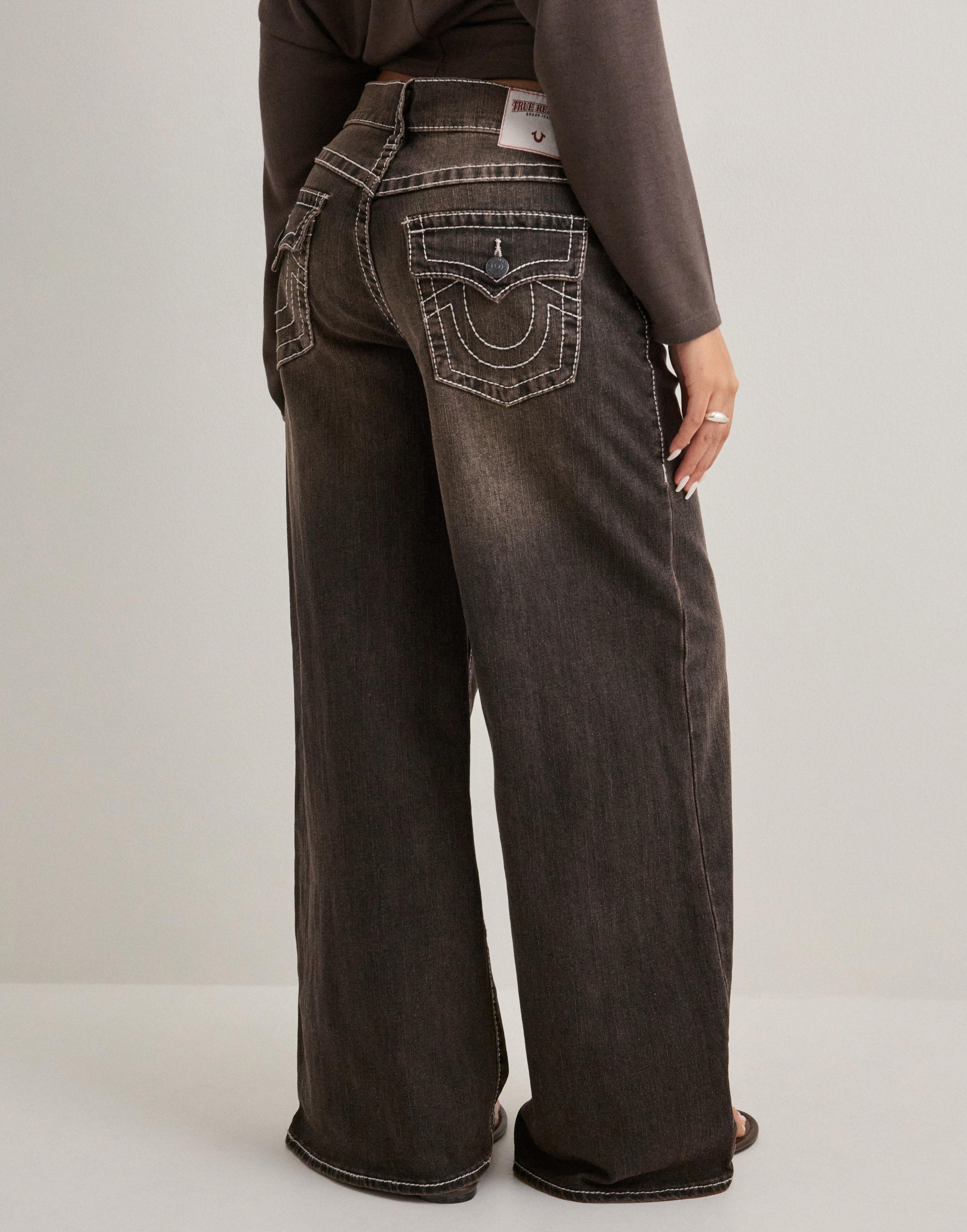 Buy True Religion Jessie Big T Super Baggy Jean - Dark Wash