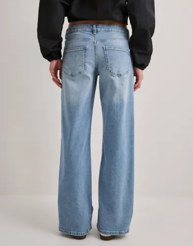 Only - Blå - Onljudy-O Lw Wide Leg Dnm TAI433 No