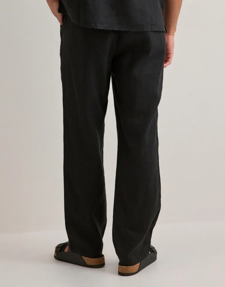 Que Sera Sera Louis Reg Linen Pants Linnebyxor herr – bild 2