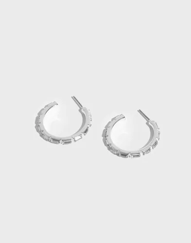 Pilgrim - Sølv - RUE Recycled Hoops