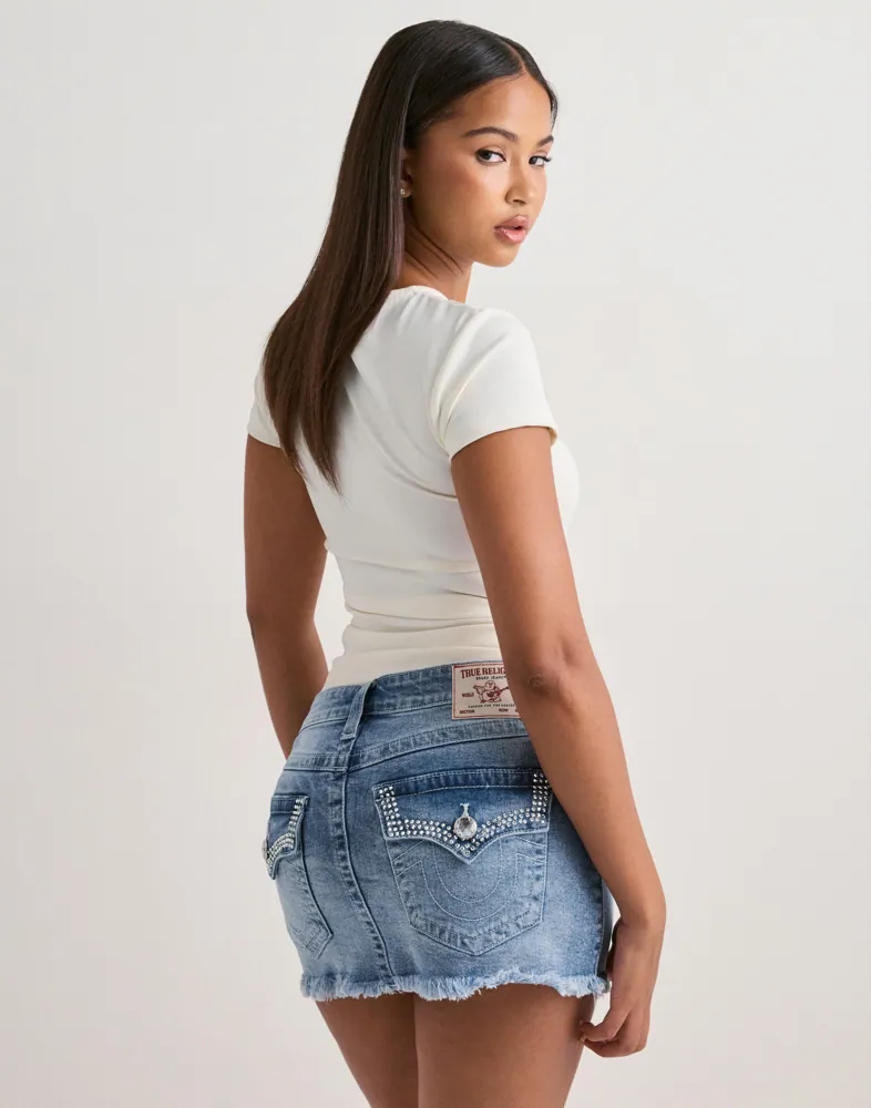 True Religion Lurex Crystal Sadie Mini Skirt kjolar dam – bild 3