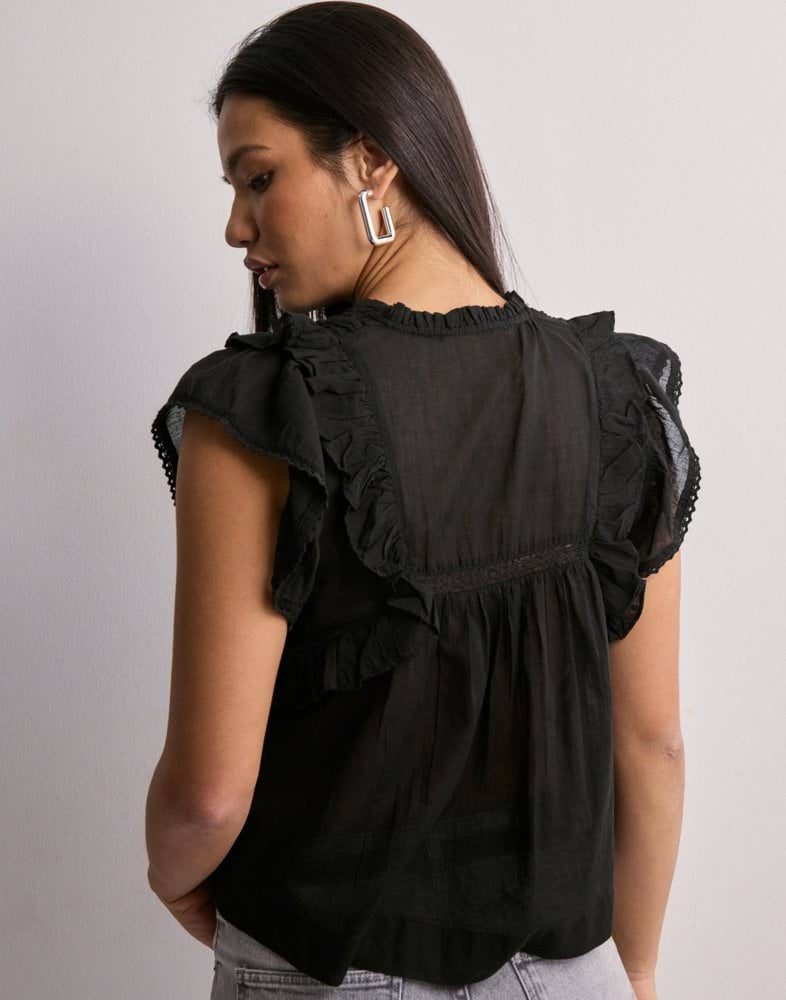 Noella - Luane Top 14250002 - 1395 - Caryll Black Stripe