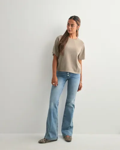 PIECES Pcbree Ss O-Neck Knit Noos Bc toppar dam – bild 2