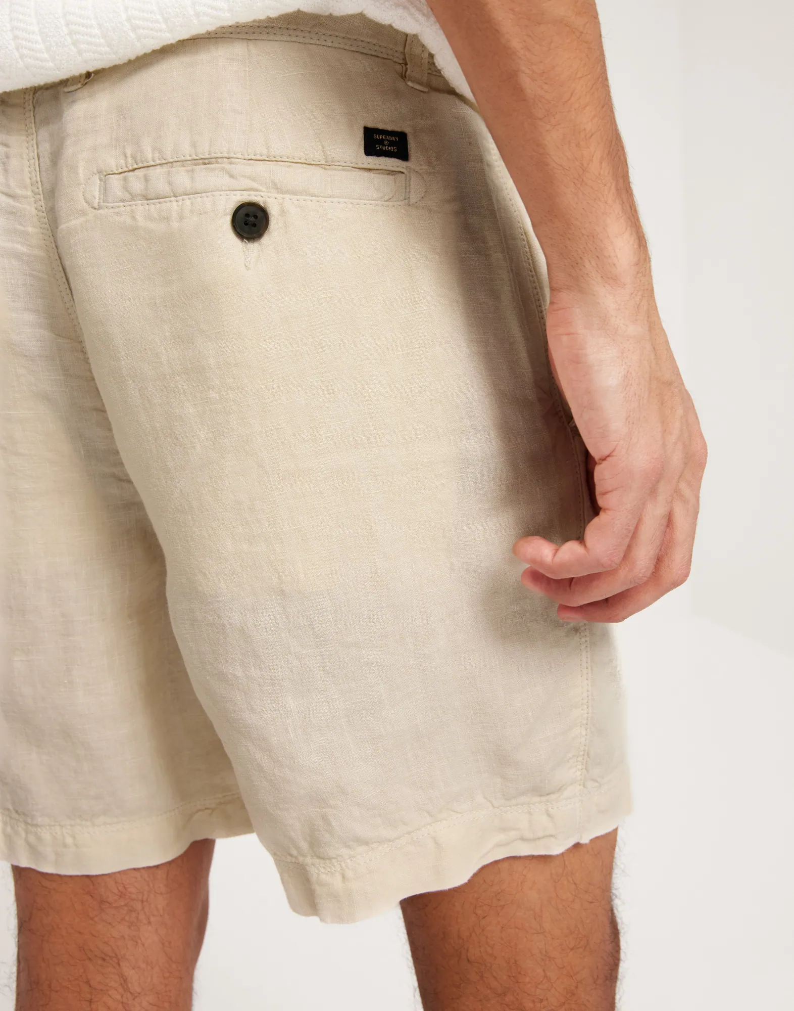 STUDIOS OVERDYED LINEN SHORT