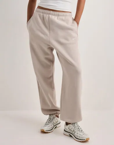 Nike - Beige - W Nk Stdo Flc Mw Hr Os Cff Pnt