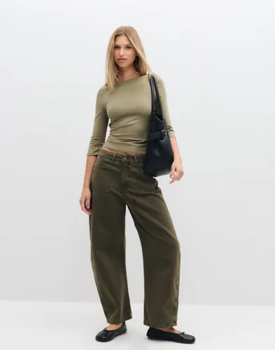 Nelly Perfect Basic Half Sleeve Top toppar dam – bild 2