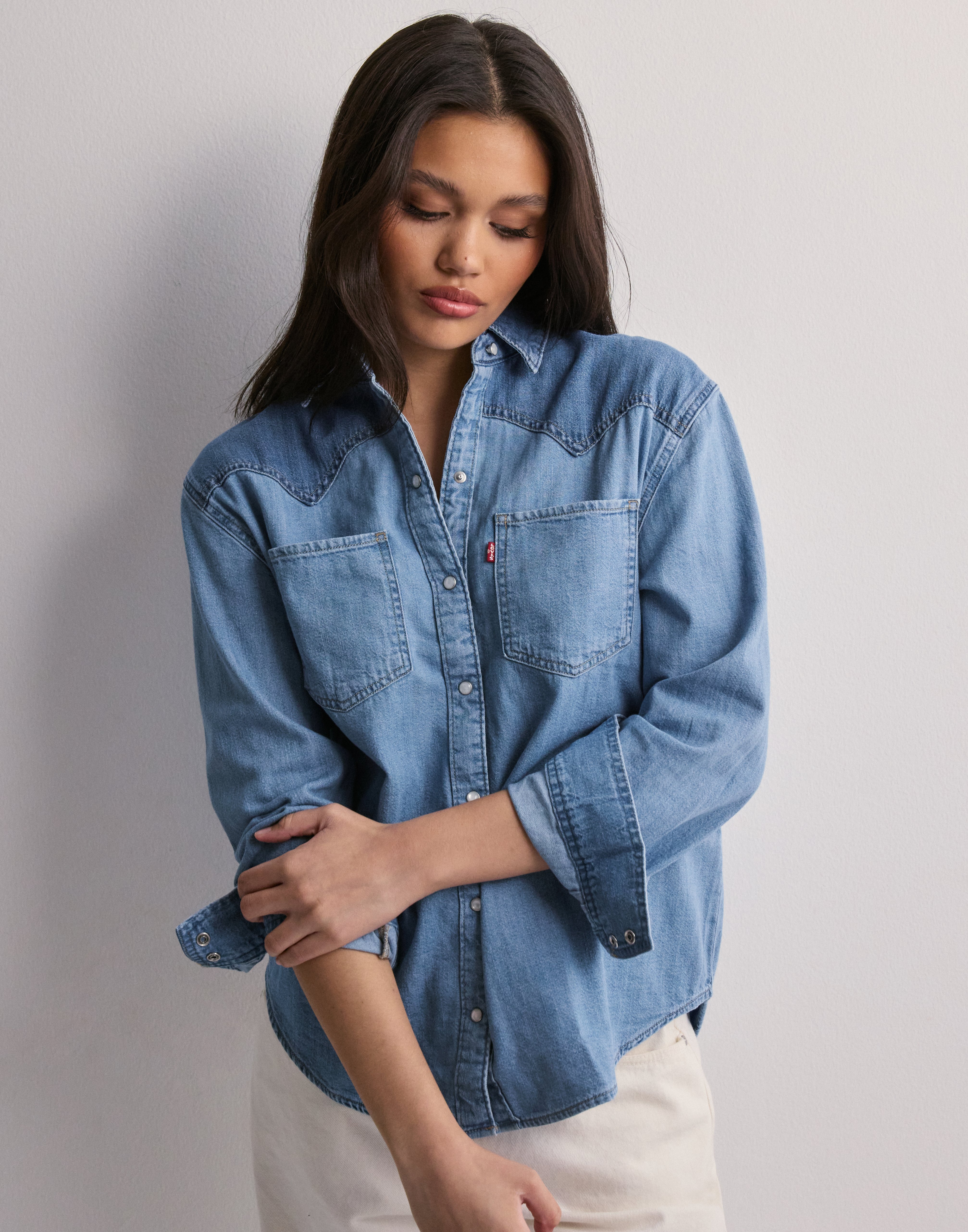 Buy Levi s TEODORA WESTERN SHIRT Blue Nelly