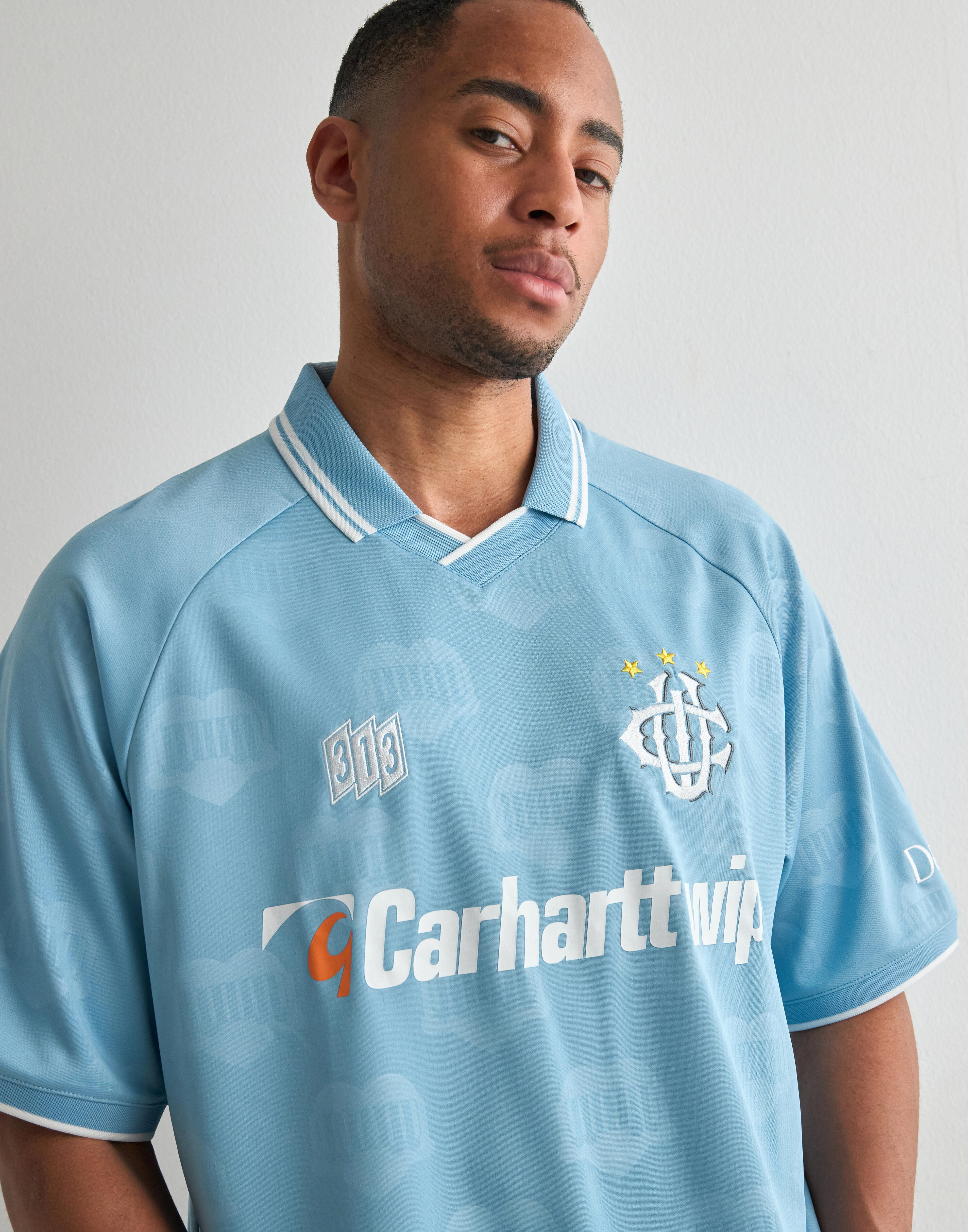 Carhartt WIP - Hartt's Football T-Shirt in Bluebird – Stoy