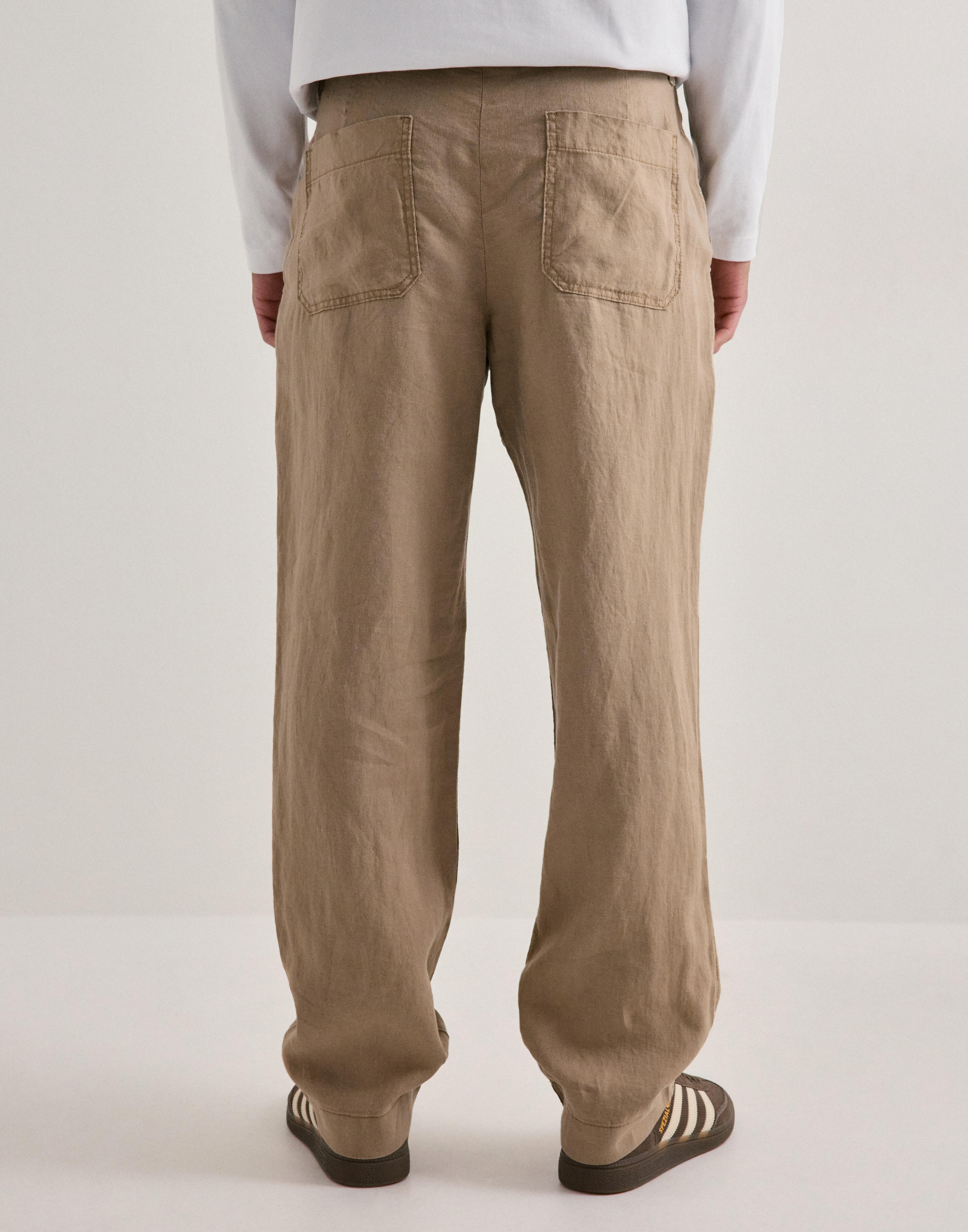 Buy Selected Men SLH196-STRAIGHT JEREMY LINEN PANT - Savannah Tan