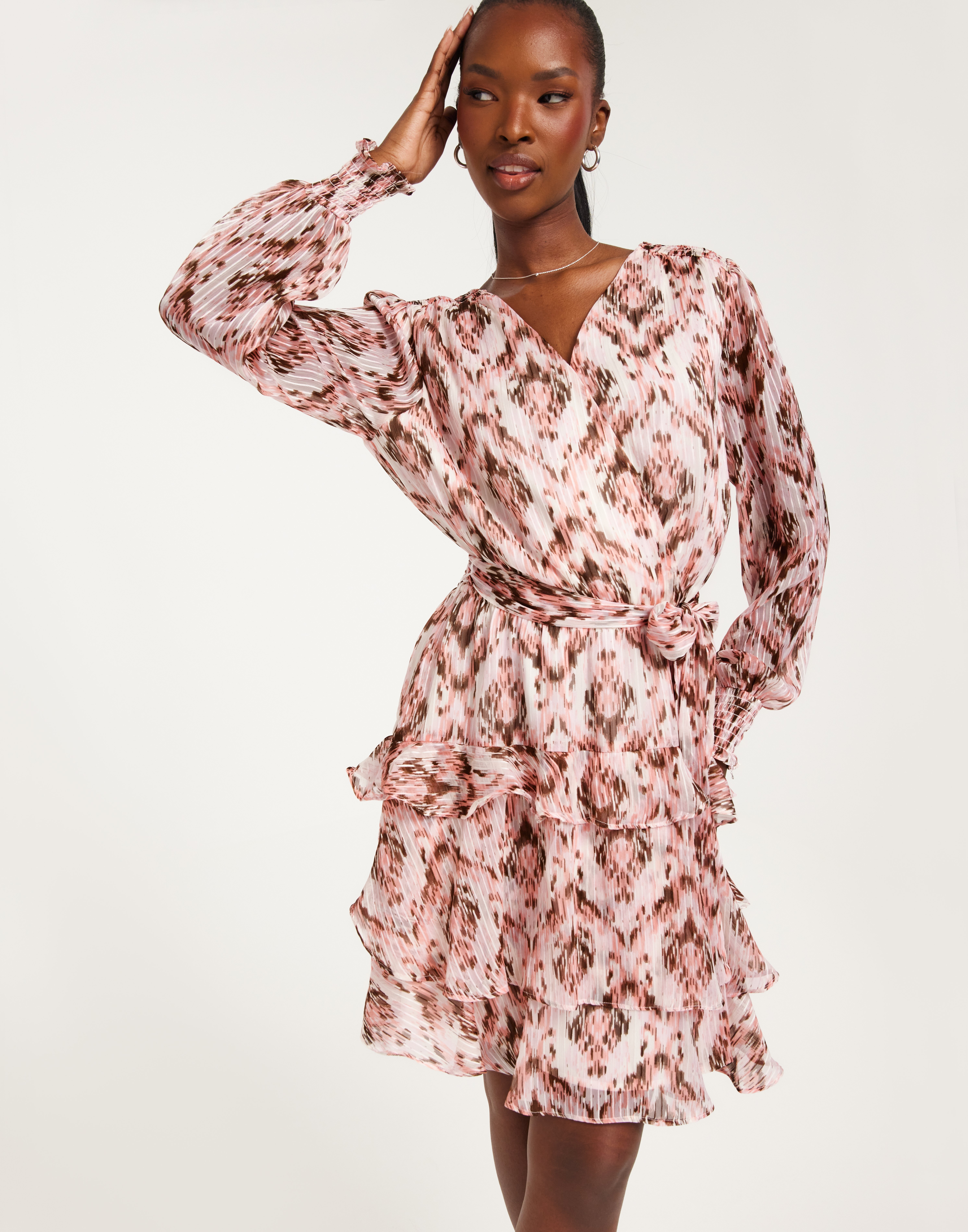 Buy Neo Noir Dennie Distress Aztec Dress - Offwhite | Nelly.com
