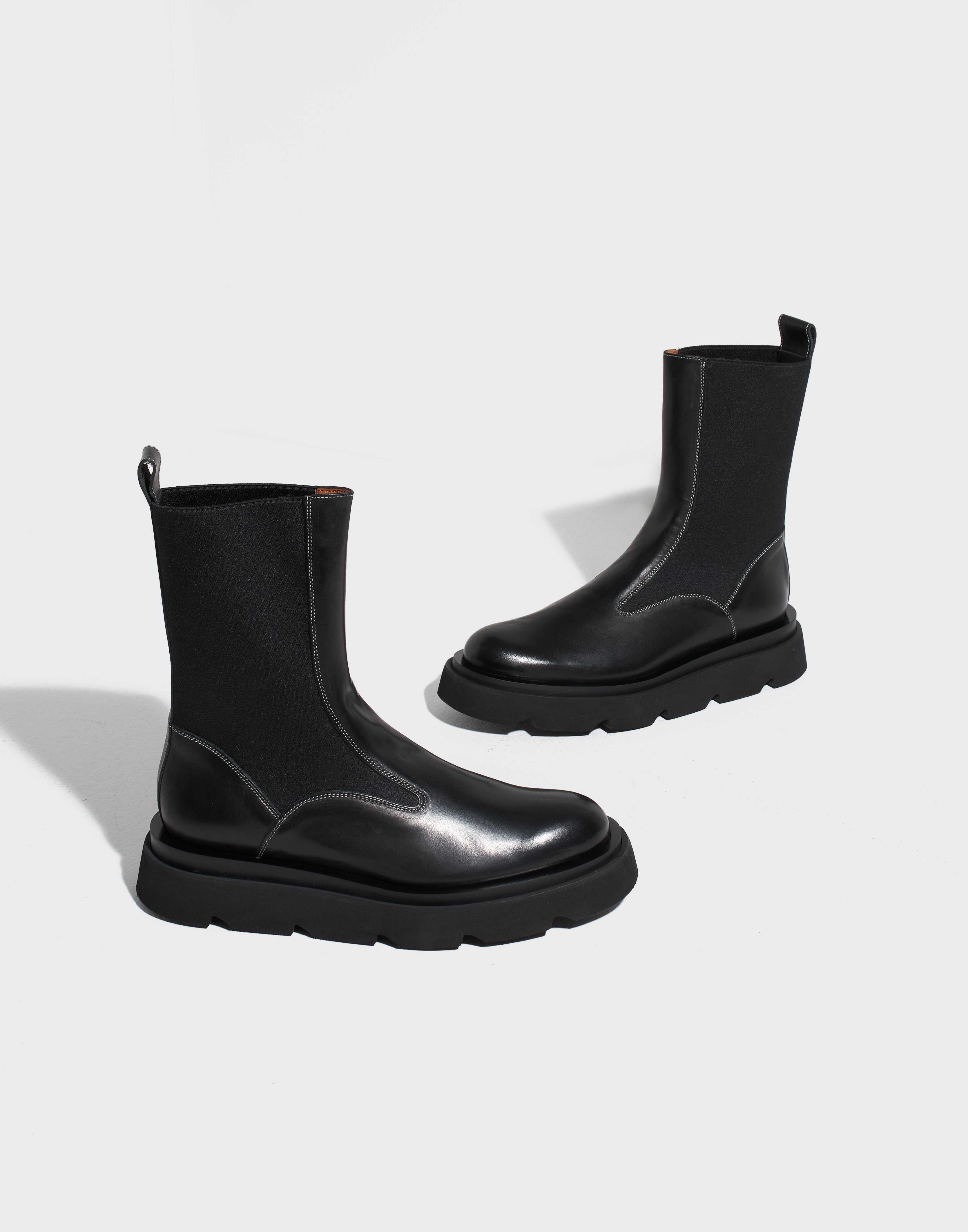 Moncalieri Contrast Stitch Vacchetta Boots