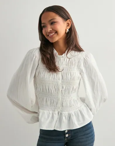 Nelly Flirty Smock Blouse blusar dam – bild 3