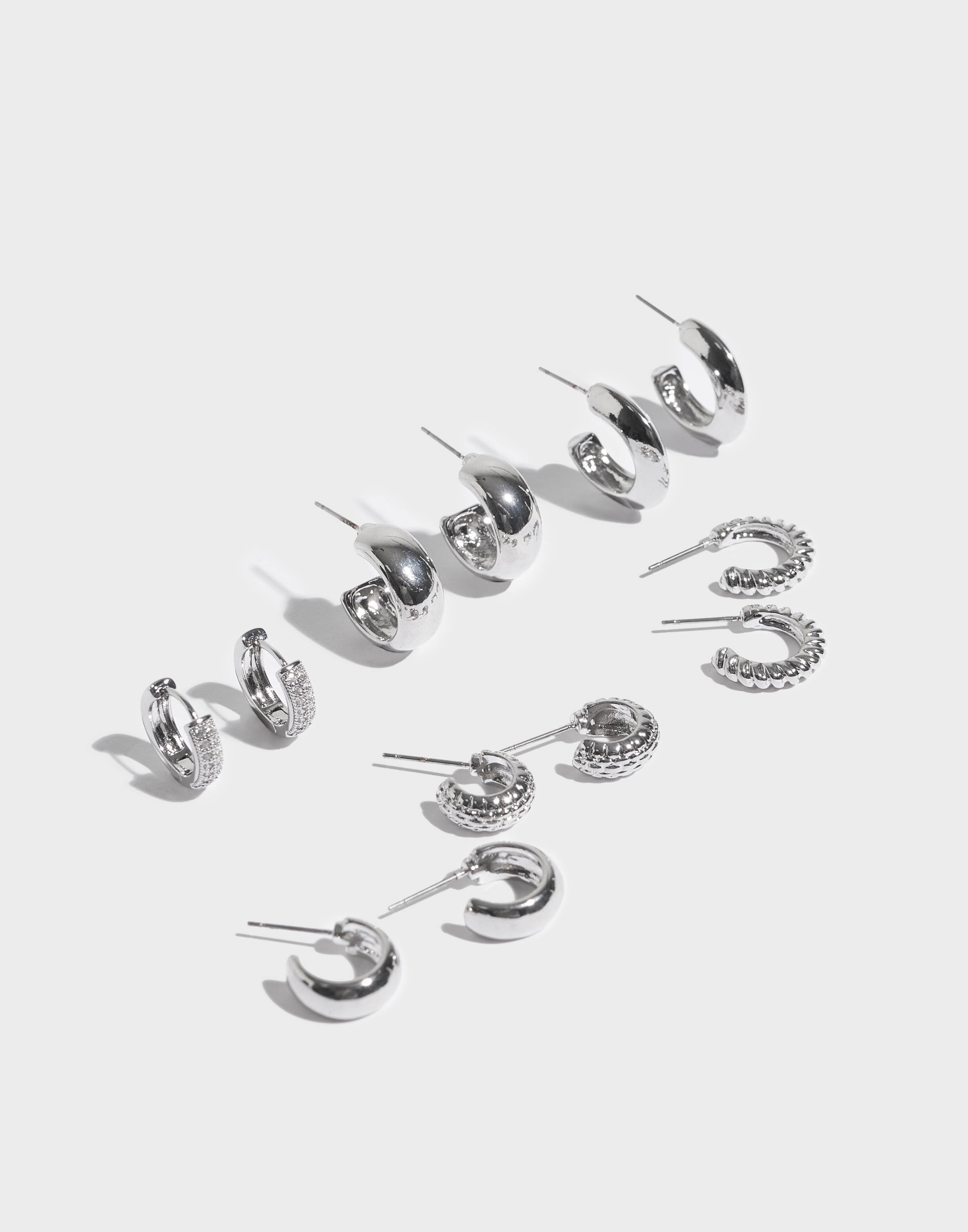 Buy Nelly All Day Earrings - Silver | Nelly.com