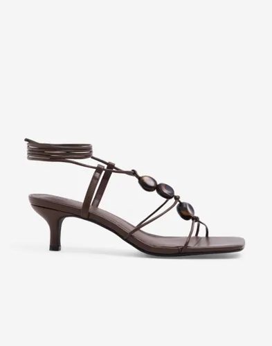 Pearled Strap Heel 3