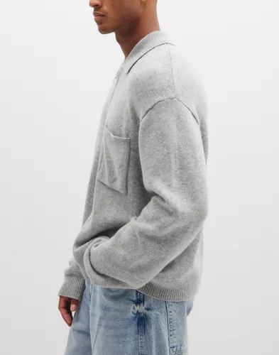Woodbird Wbkang 1/2 ZIP POLO Zip Polo Långärmad piké pikéer herr – bild 2