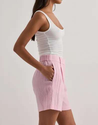 ONLY Onlita Hw Linen Look Shorts Tlr dam – bild 2