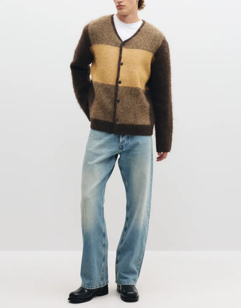 Selected Men Slmrai Ls Knit Block Cardigan Cardigans & Koftor herr – bild 2
