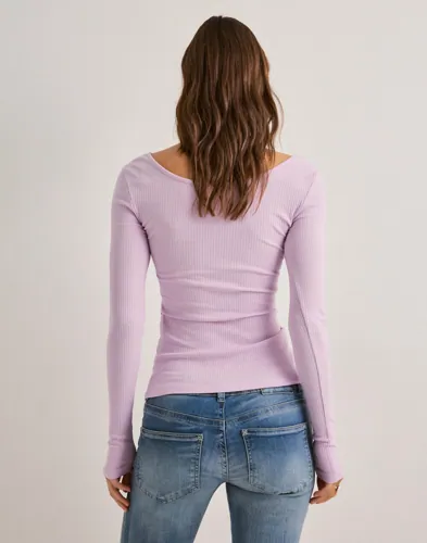 PIECES Pckitte Ls Top Noos Bc långärmade t-shirt dam – bild 3