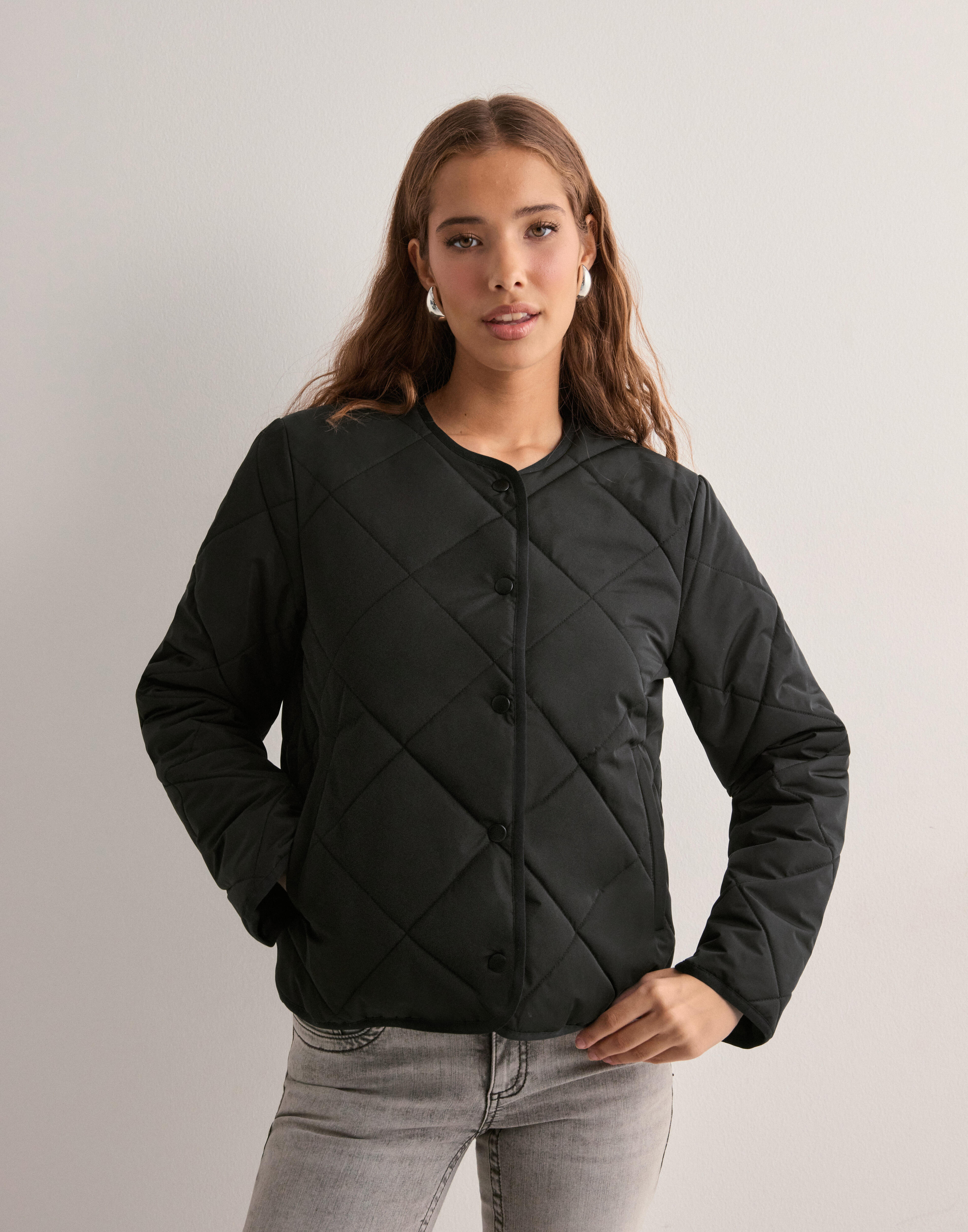 Buy Nelly Quilted Spring Jacket - Black | Nelly.com