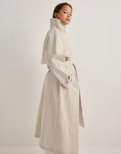 High Collar Trench Coat 3