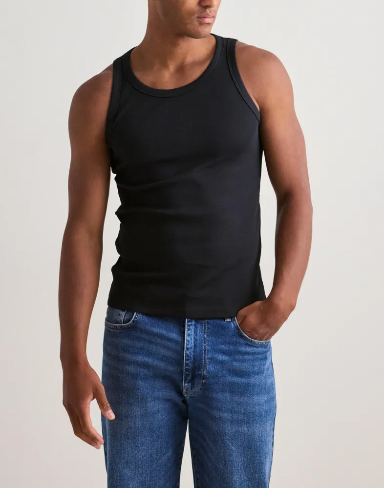 Jjeorganic Rib Tank Top Sn Linnen & ärmlösa toppar