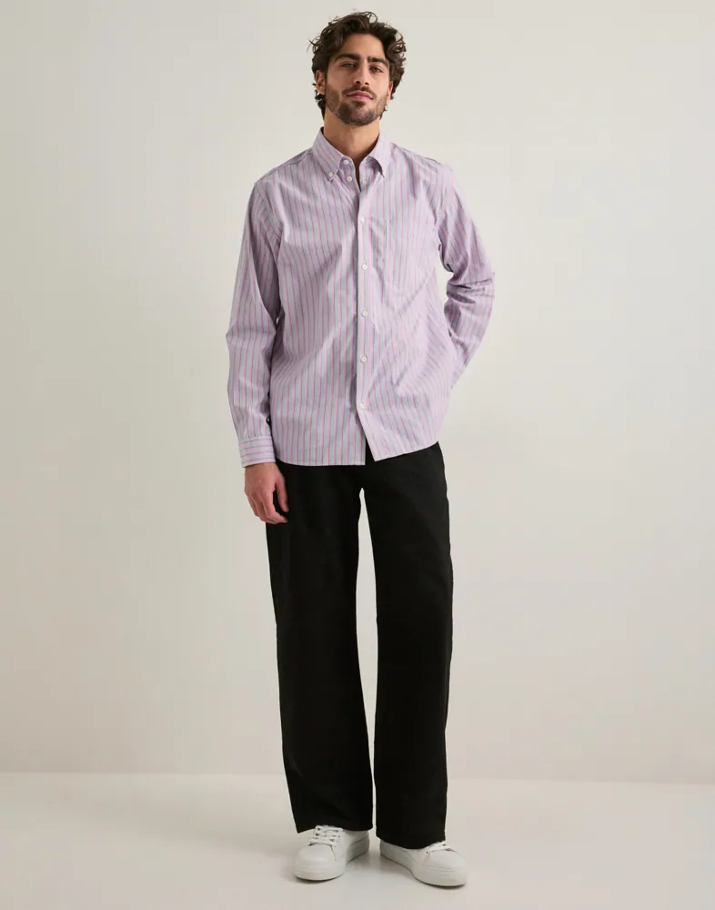 Kent Stripe Poplin Shirt Randiga skjortor