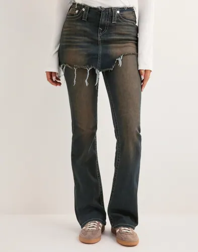 True Religion - Blå - Becca Mr Bootcut Skirt OVERLAY_