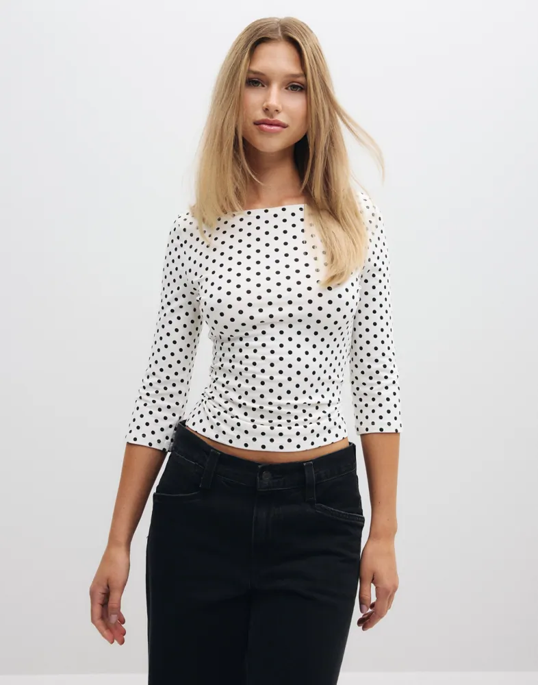 Nelly Perfect Basic Half Sleeve Top toppar & linnen dam – bild 2