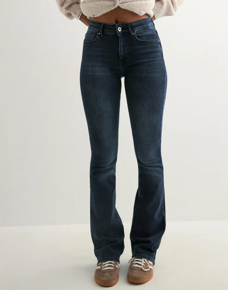 ONLY Onlblush Mid Flared Dnm REA409 Noos jeans dam – bild 2