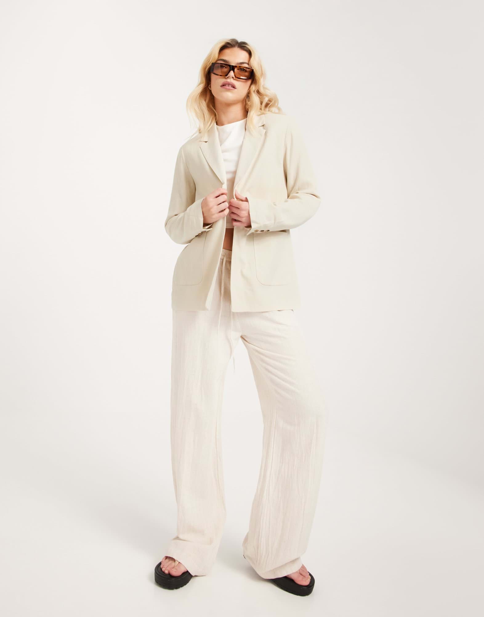 PCVINSTY LINEN BLAZER