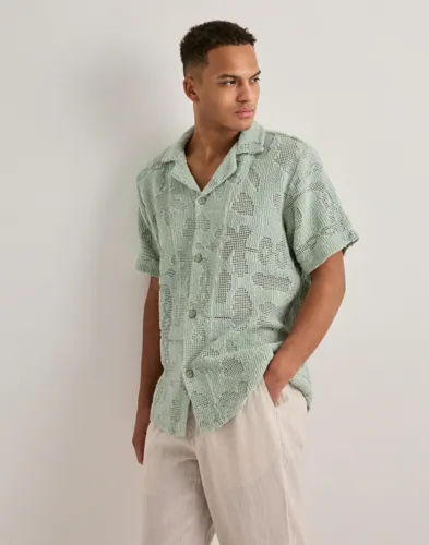 OAS Cuba Crochet Shirt Mönstrade skjortor herr – bild 3