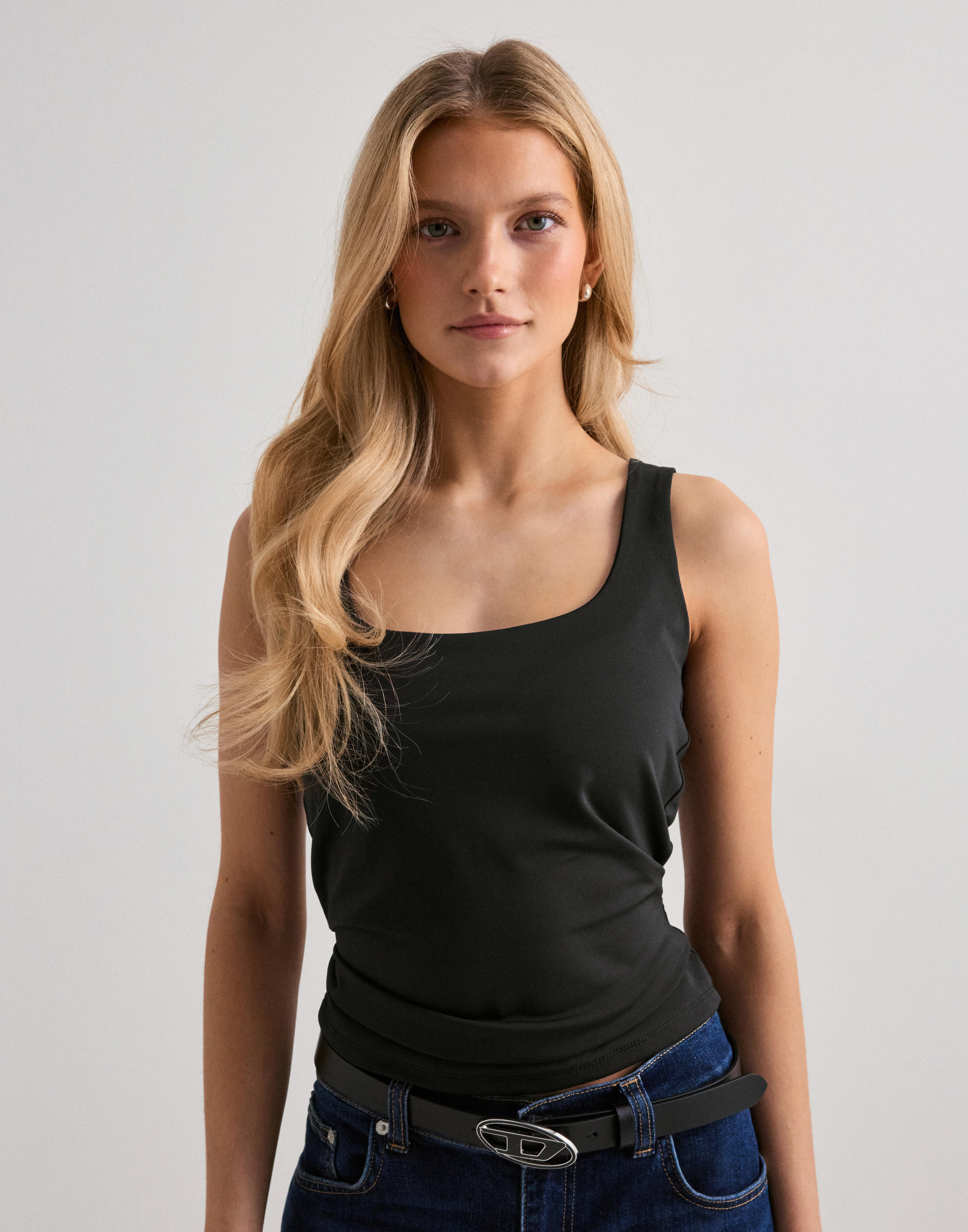 VERO MODA VMMILLION SL Square TOP 2-weg JRS NOOS, wit (bright white), L