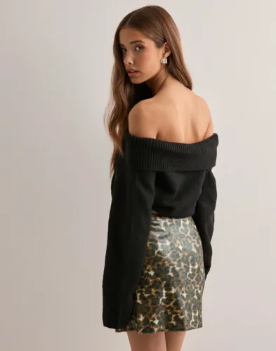 ONLY Onlleo Sequins Short Skirt Pnt minikjolar dam – bild 3