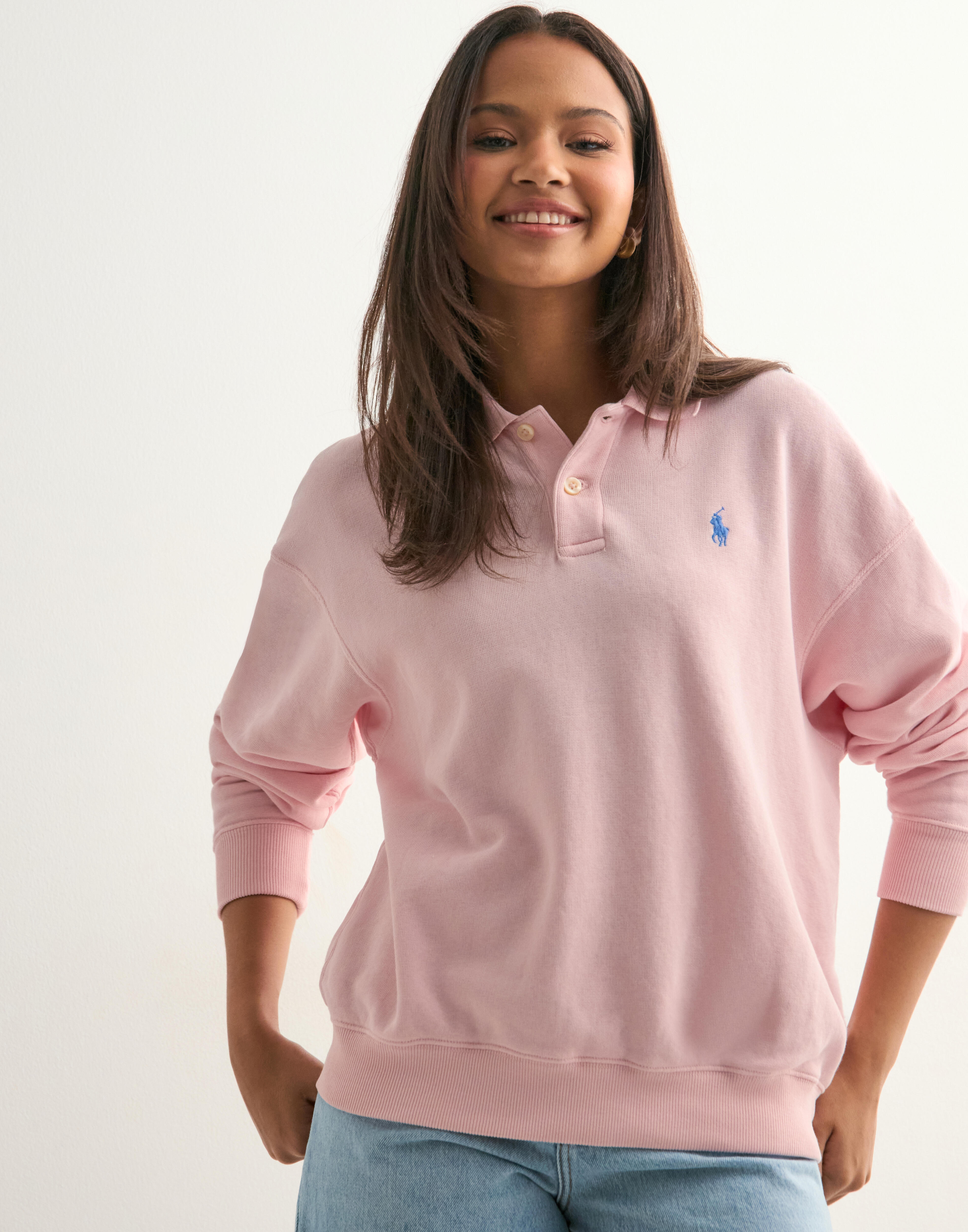 Polo by Ralph Lauren ピンクスウェット2025SS Buy Polo Ralph Lauren KNIT-SWEATSHIRT - Pink Sand | Nelly.com