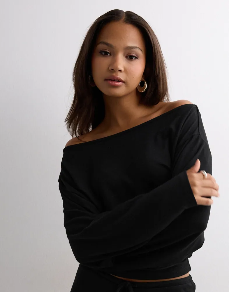 Nelly My Chill Boatneck Sweat tröjor dam – bild 3