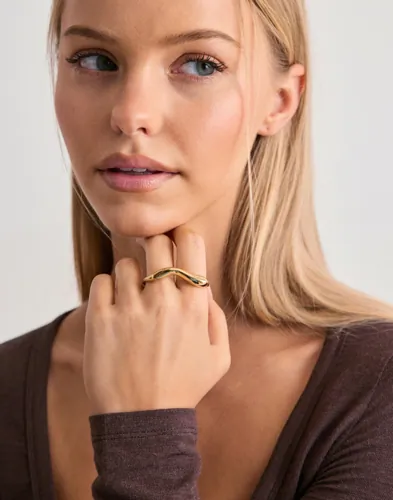 Pilgrim - Guld - Evon Double Ring