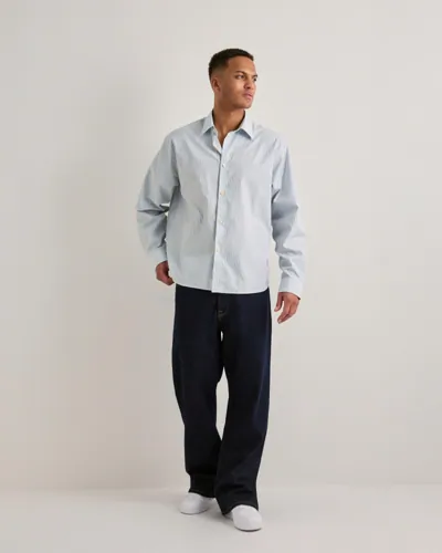 Selected Men Slhctmben Stripe Ls Shirt Skjortor herr – bild 3