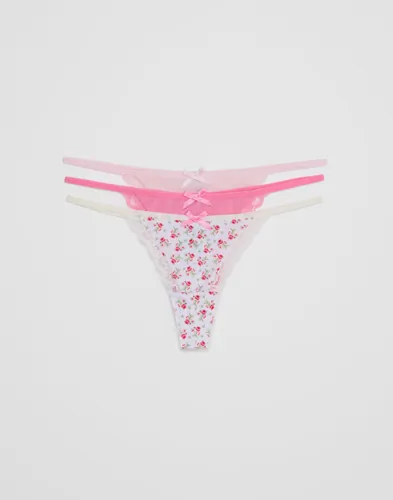 Nelly - Mønstret - Adore Me Thong 3-Pack