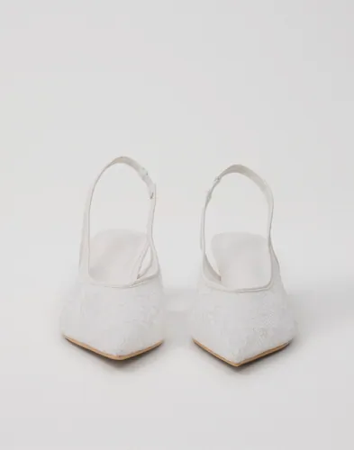 Lace V-Shape Slingback 3