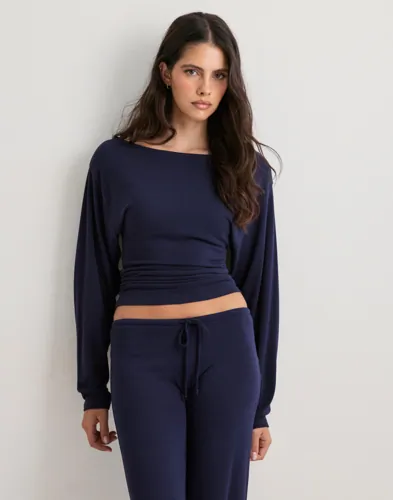 Nelly - Blå - My Chill Boatneck Sweat