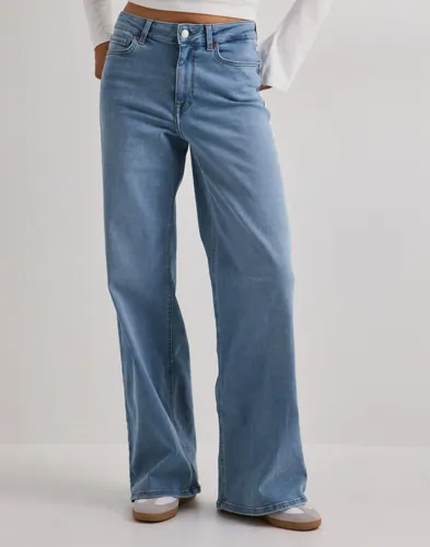 ONLY Onlmadison Blush HW Wide vida jeans dam – bild 9