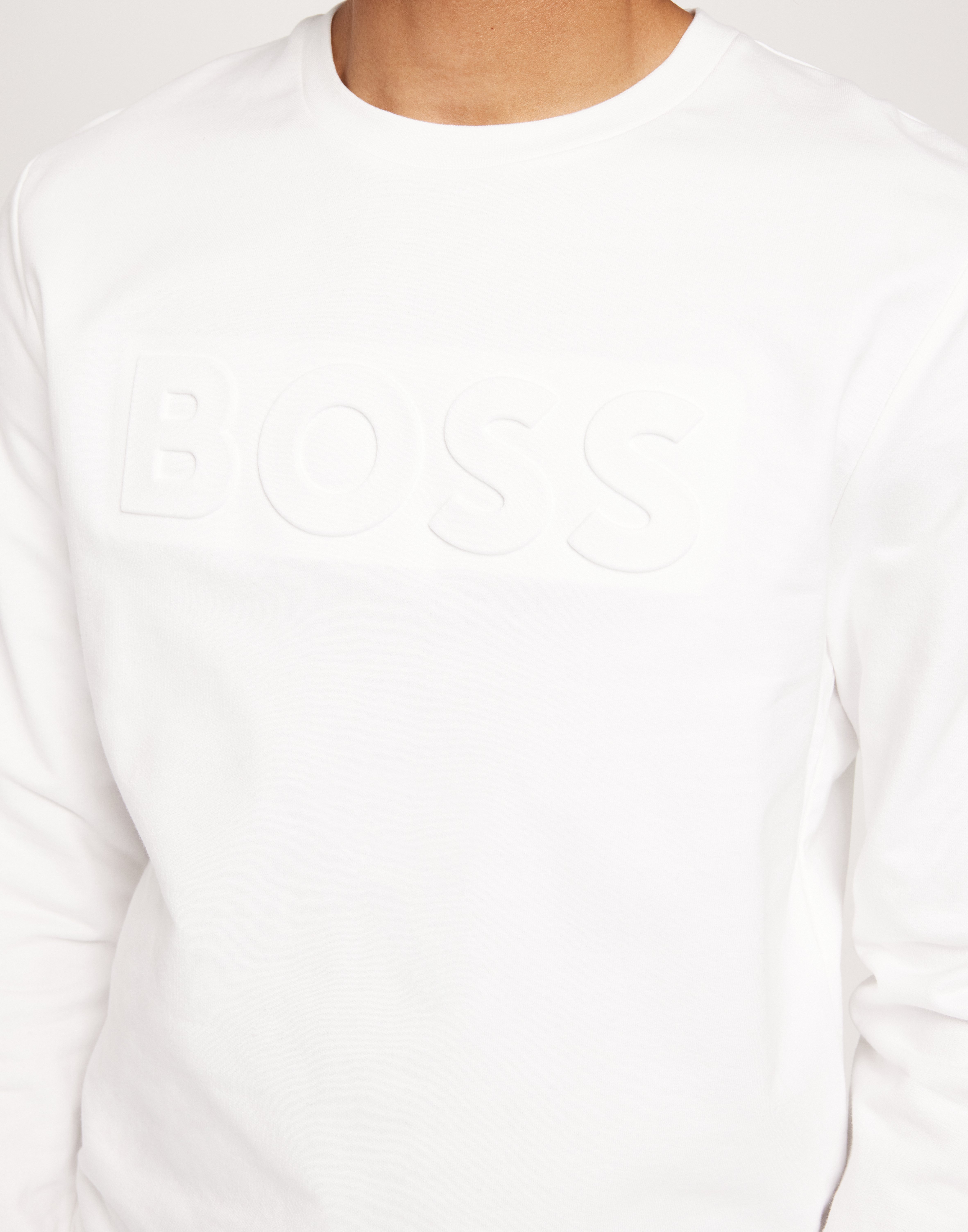 Buy BOSS Heritage Sweatshirt 10241854 03 White NLYMAN