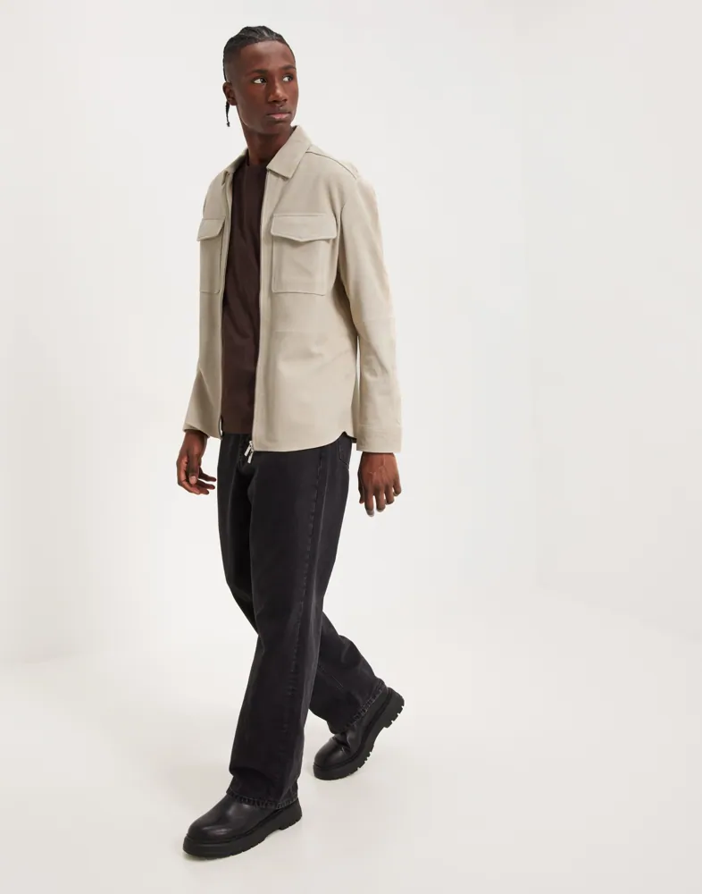 SLHFORAN SUEDE OVERSHIRT W