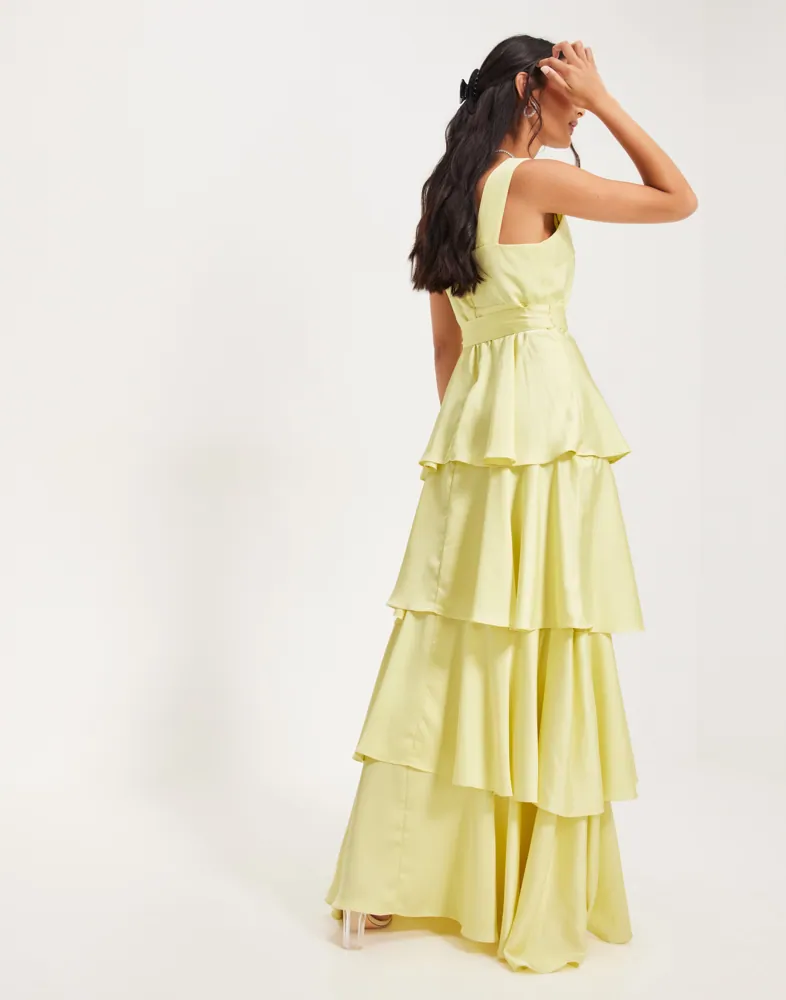 Buy Love Lolita Angel maxi dress - Lemon | Nelly.com