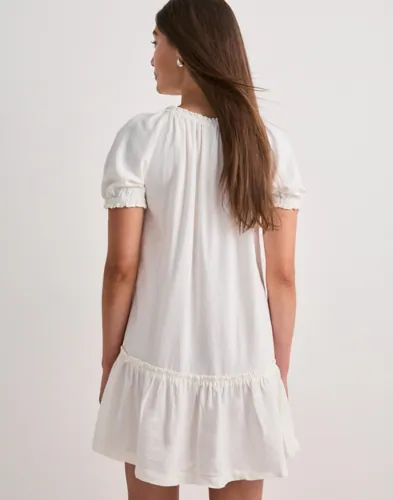 ONLY Onlgoa Ss Linen Short Dress Cc Pnt sommarklänningar dam – bild 3