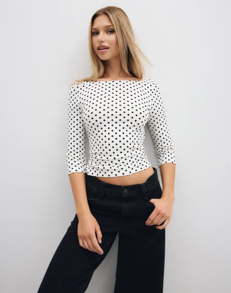 Nelly Perfect Basic Half Sleeve Top toppar & linnen dam – bild 5