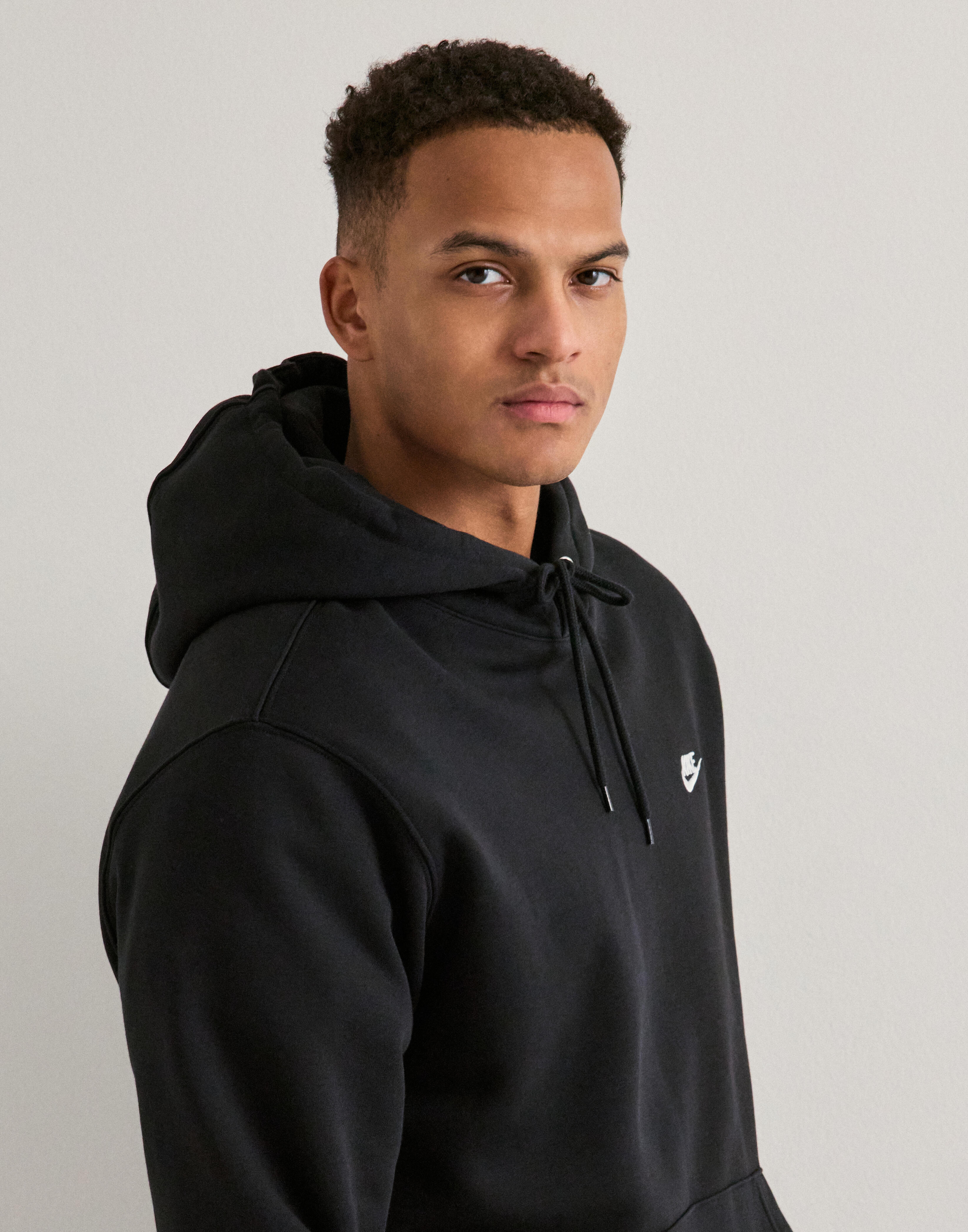 Buy Nike M Nk Club Bb Po Hoodie - Black | NLYMAN
