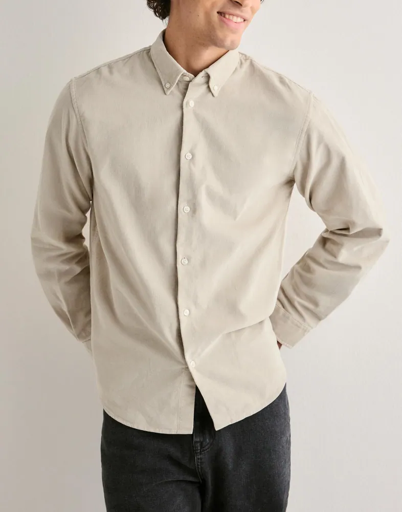 Selected Men Slhregdanni Cord Bd Ls Shirt Noos Manchesterskjortor skjortor & blusar herr – bild 2