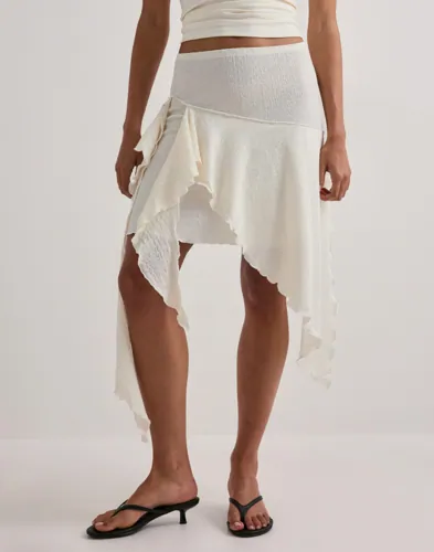 Vero Moda - Vit - Vmhazel Hw Asm Lace Skirt Jrs Exp